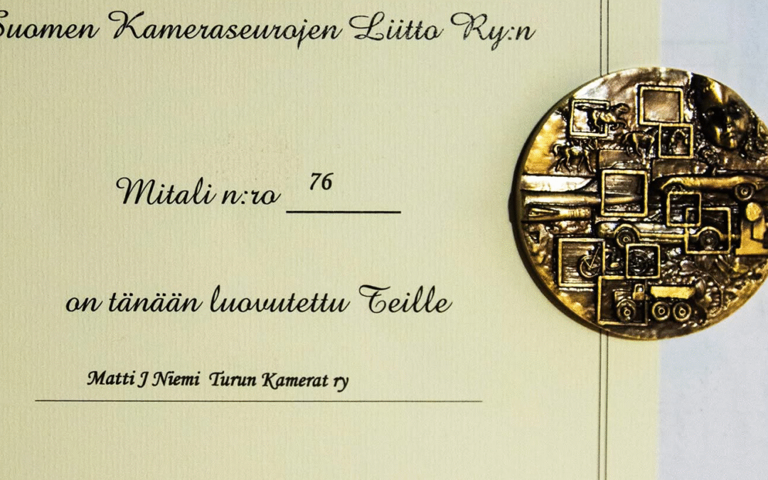 Matti J. Niemelle Liiton Mitali nro 76