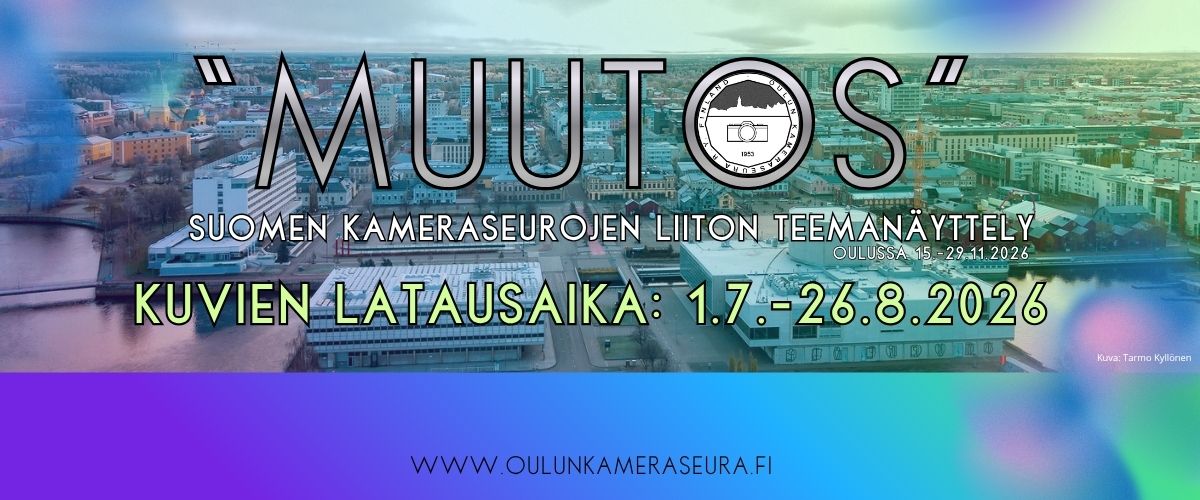 SKsL:n vuosinäyttelyn mainosbanneri.