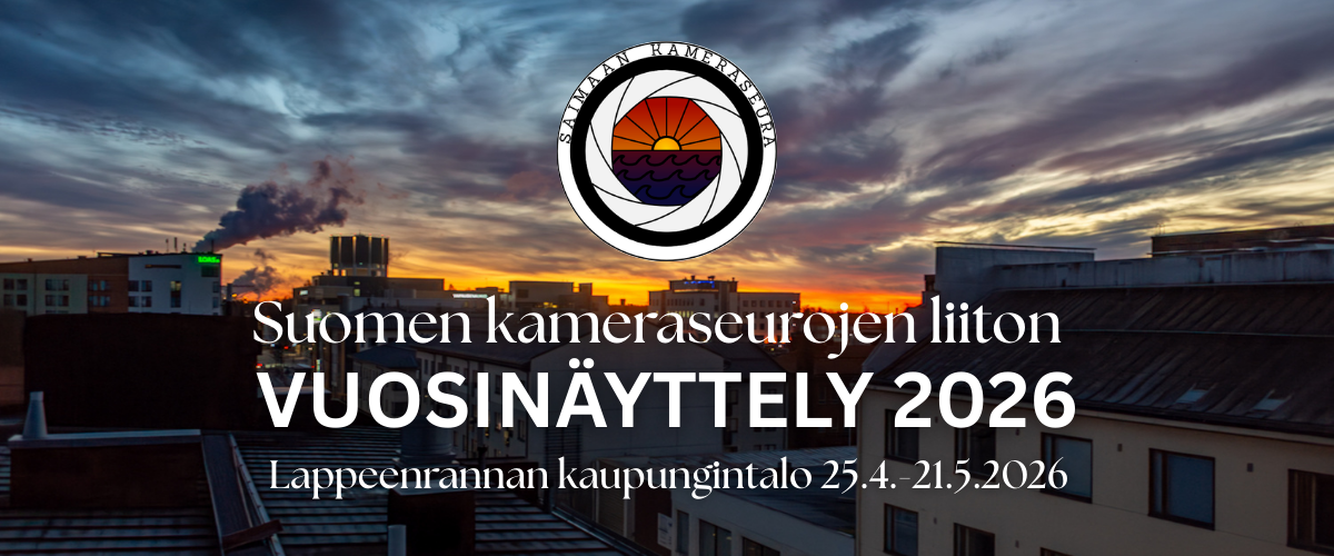 SKsL:n vuosinäyttelyn mainosbanneri.