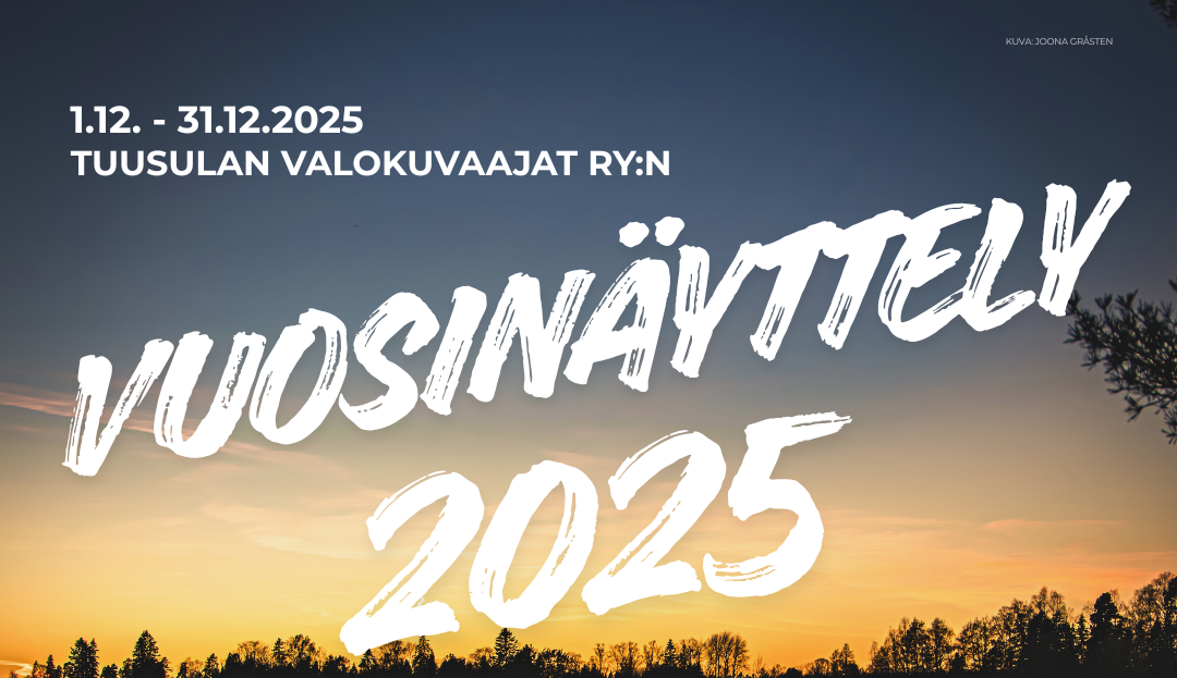 Vuosinäyttelyn mainos 4×5 SOME