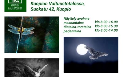 Kuopion Kameraseuran naiskuvaajien NAISVALOVOIMAA – näyttely